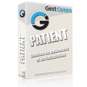 Solution logiciel GestOstéo PATIENT gestion patient consultation facture ostéopathe